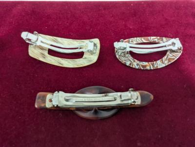 Antique Barrettes Made In France