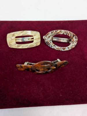 Antique Barrettes Made In France