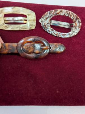 Antique Barrettes Made In France