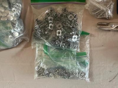 Lot of Misc. Crafting Materials/Tools/Buckles/Spurs