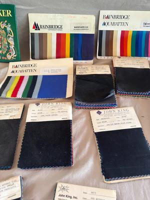 Bainbridge Aquabatten / John King - Lot of Fabric