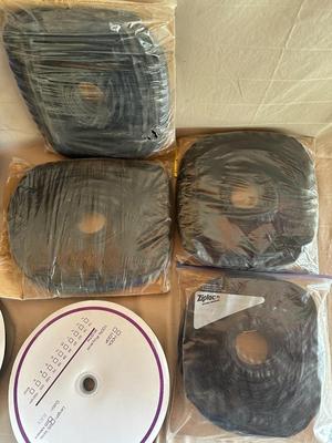 Lot of Fabric & Velcro Strips