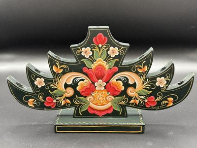 Hand painted Menorah