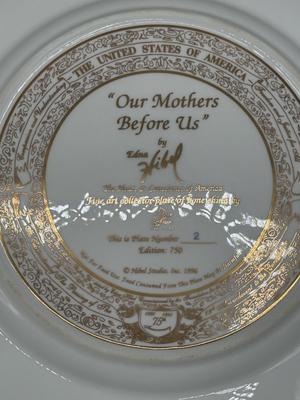 "Mother's Day Plate" lot by Edna Hibel