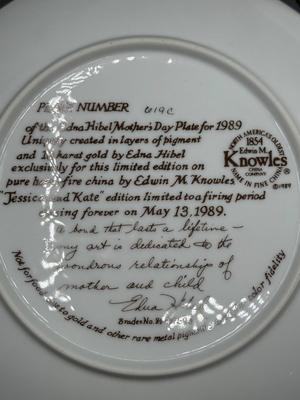 "Mother's Day Plate" lot by Edna Hibel