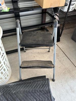 FOLDING STEP STOOL, WASTE CANS, LAUNDRY HAMPER, NEW BANDAIDS AND MORE