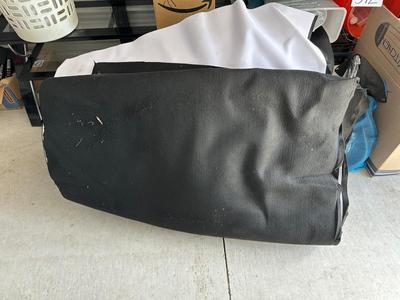 SEVERAL LARGER PIECES OF A FELT LIKE MATERIAL WITH A BACKING