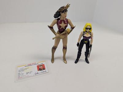 The Tick Captain Liberty 6.5" Action Figure N2 Toys 2001 & Warrior Nun Areala Shotgun Mary Action Figure 1997 Antarctic Press