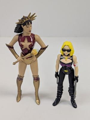 The Tick Captain Liberty 6.5" Action Figure N2 Toys 2001 & Warrior Nun Areala Shotgun Mary Action Figure 1997 Antarctic Press