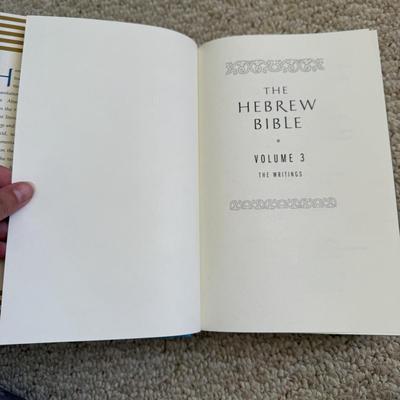 The Hebrew Bible: “A Translation with Commentary" by Robert Alter and More Jewish Books (BR2-BM)
