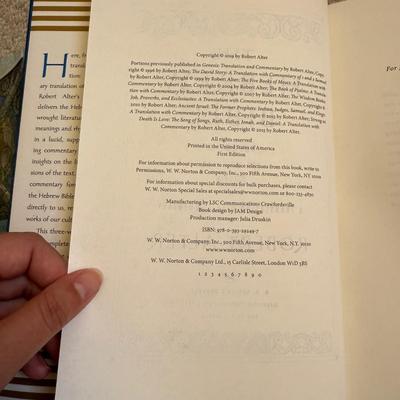 The Hebrew Bible: “A Translation with Commentary" by Robert Alter and More Jewish Books (BR2-BM)