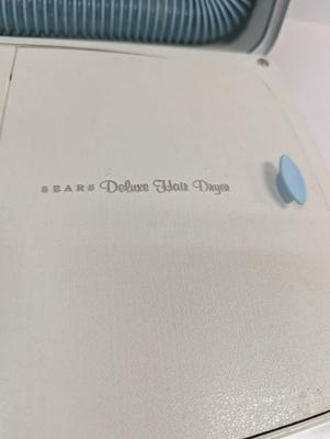 Vintage Sears Deluxe Portable Hair & Nail Dryer