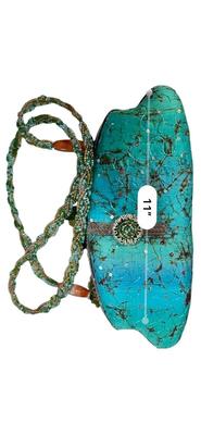 Clothing - Mary Frances Purse - Turquoise Beaded w/ flower