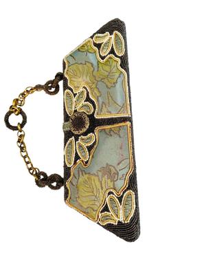 Clothing - Mary Frances Purse - Turquoise, Blue & Green Beaded