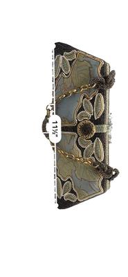 Clothing - Mary Frances Purse - Turquoise, Blue & Green Beaded