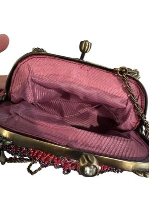 Clothing - Mary Frances style Burgundy Beaded purse