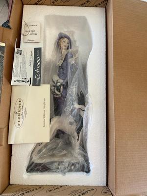 Armani Figure - Lady with Great Dane - 0429-C with box