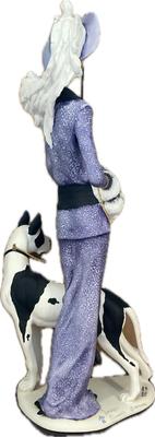 Armani Figure - Lady with Great Dane - 0429-C with box