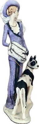 Armani Figure - Lady with Great Dane - 0429-C with box