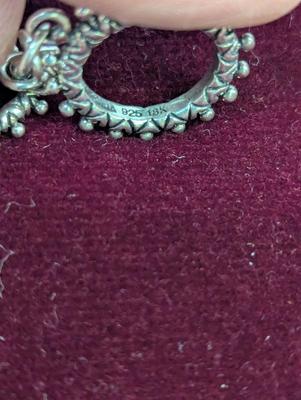 Approx 19" Weight 3ozs Barbara Bixby 18K Necklace .925 Silver & 18k Yellow Gold