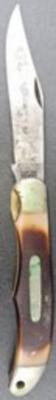 Vintage Schrade Old Timer With Sheath Folding Pocket Knife - (T1)