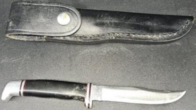 Vintage Buck Knife 102 With Sheath - (T1)