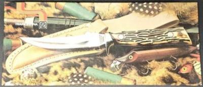 Tramontina Knife With Sheath - Stainless Sheet Hunting Knife - (T1)