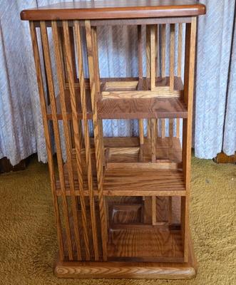 LOT 94D: MCM Revolving Shelving Unit