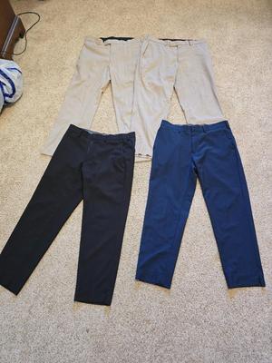 Men’s Dress Pants Lot – Size 32x29 to 32x30 – Haggar & More