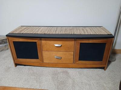 Two-Tone Modern Media Console