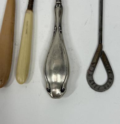 Sale Photo Thumbnail #218: Button hooks for shoes, corsets, etc. Good condition.