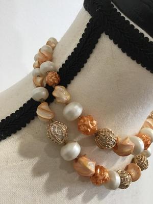 Vintage 2 Strand Necklace