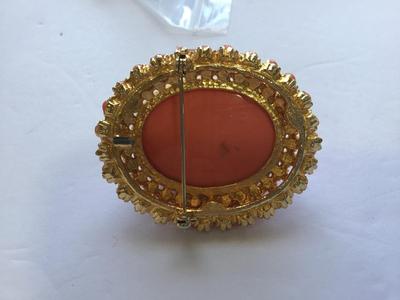 Chunky Domed Vintage Brooch