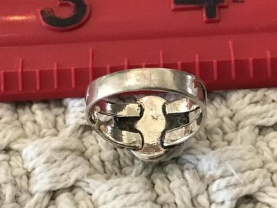 Sterling Silver Vintage Ring Semi Precious Stone