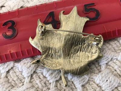 Enamel Fall Brooch