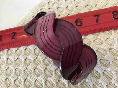 Purple Twist Cuff