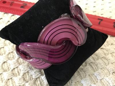 Purple Twist Cuff