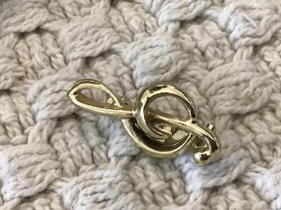 Vintage Petite Music Pin