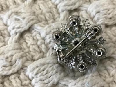Petite Rhinestone Pin Vintage