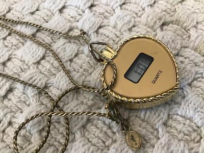 Vintage Working Avon pendant Watch with Chain