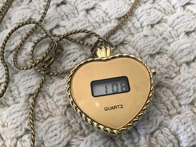 Vintage Working Avon pendant Watch with Chain