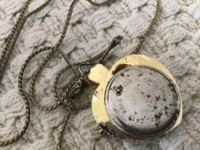 Vintage Working Avon pendant Watch with Chain