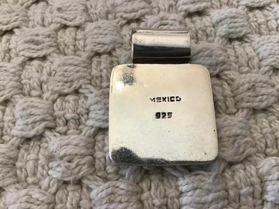 Mexico 925 Chunky Silver 925 Pendant