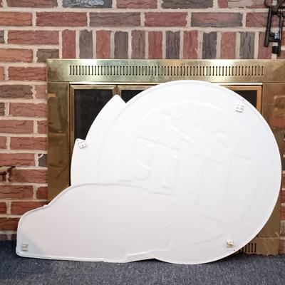 LOT 228: Vintage Miller Lite Rusty Wallace Nascar Metal Sign