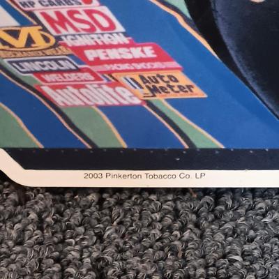 LOT 229: Timber Wolf Mark Green #37 Metal Nascar Sign 2003