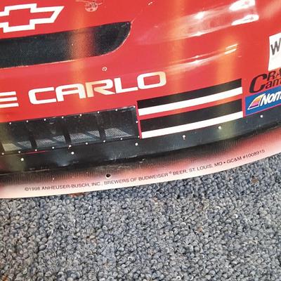 LOT 230: Budweiser 1998 Dale Earnhardt Jr Metal Nascar Sign