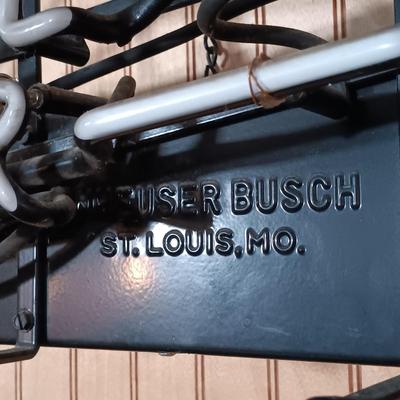LOT 235: Budweiser Ski Mogul Tour Neon Sign