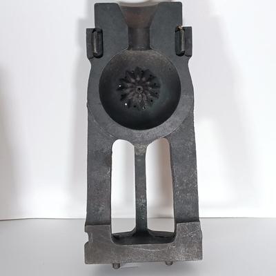 LOT 239: Cast Iron Foundry Molds for Glass