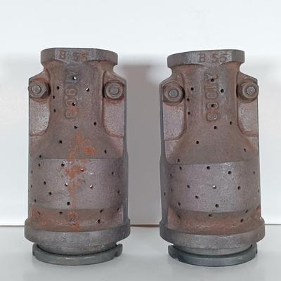 LOT 239: Cast Iron Foundry Molds for Glass