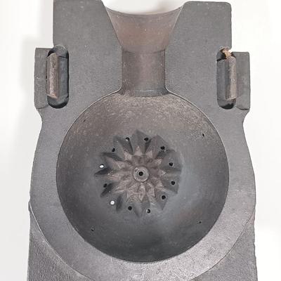LOT 239: Cast Iron Foundry Molds for Glass